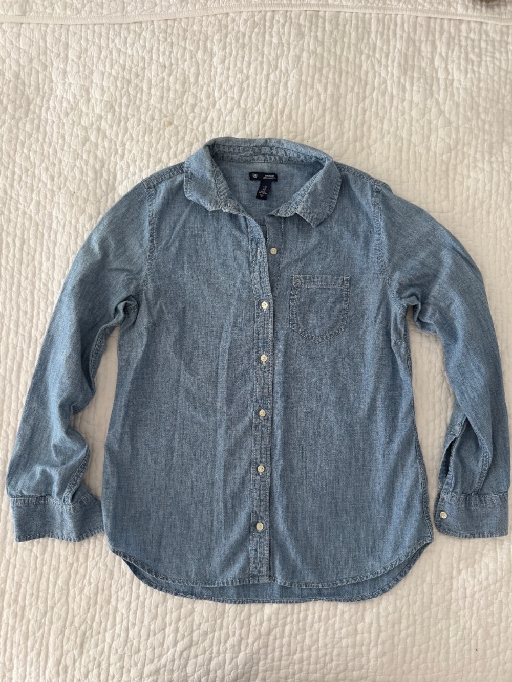 Gap Boyfriend Chambray Shirt.